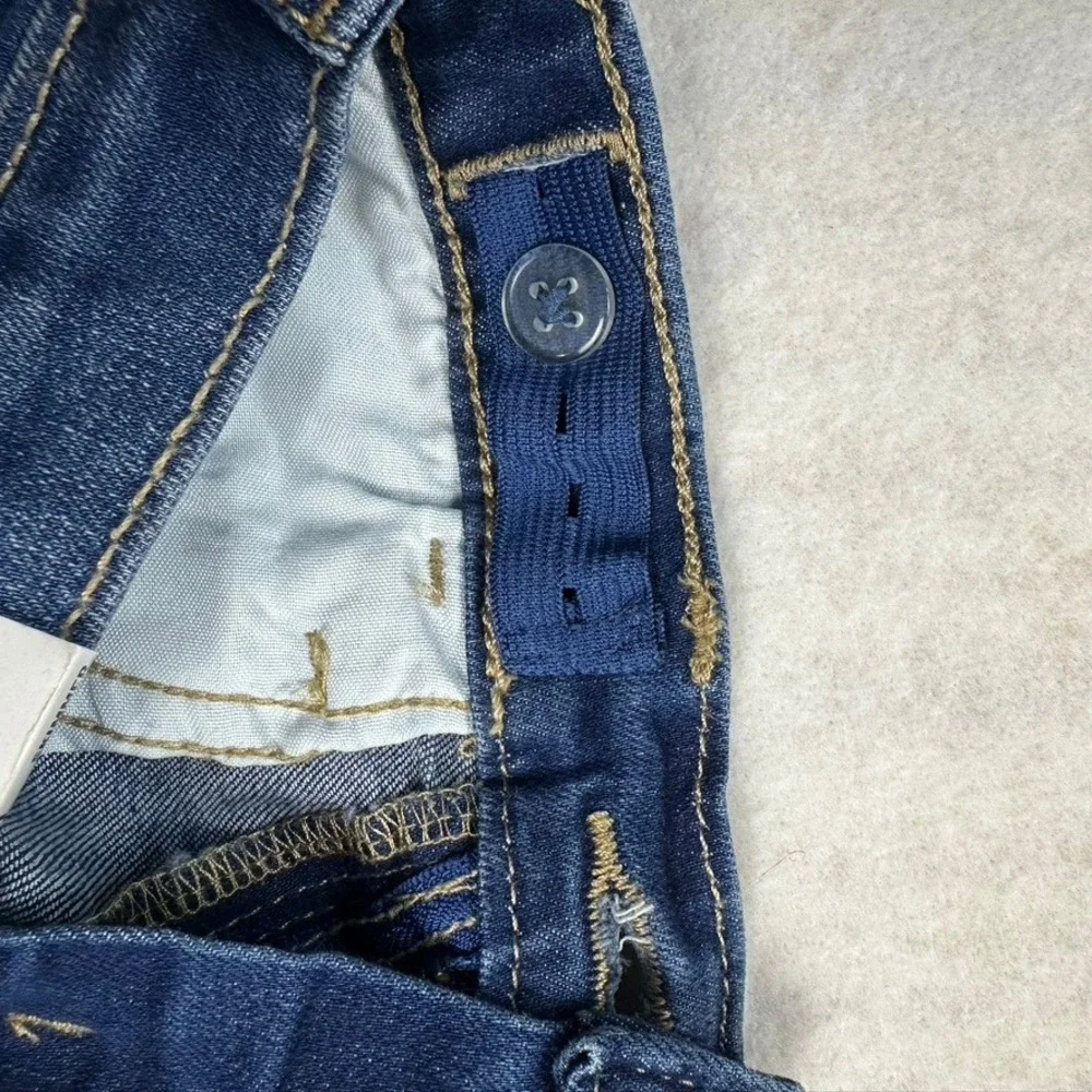 The Children's Place Kids Size 10 Zoe Wash Denim Skimmer Shorts Adjustable Waist